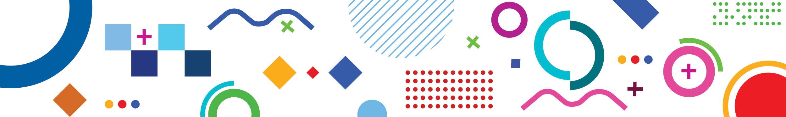 different colourful patterns 