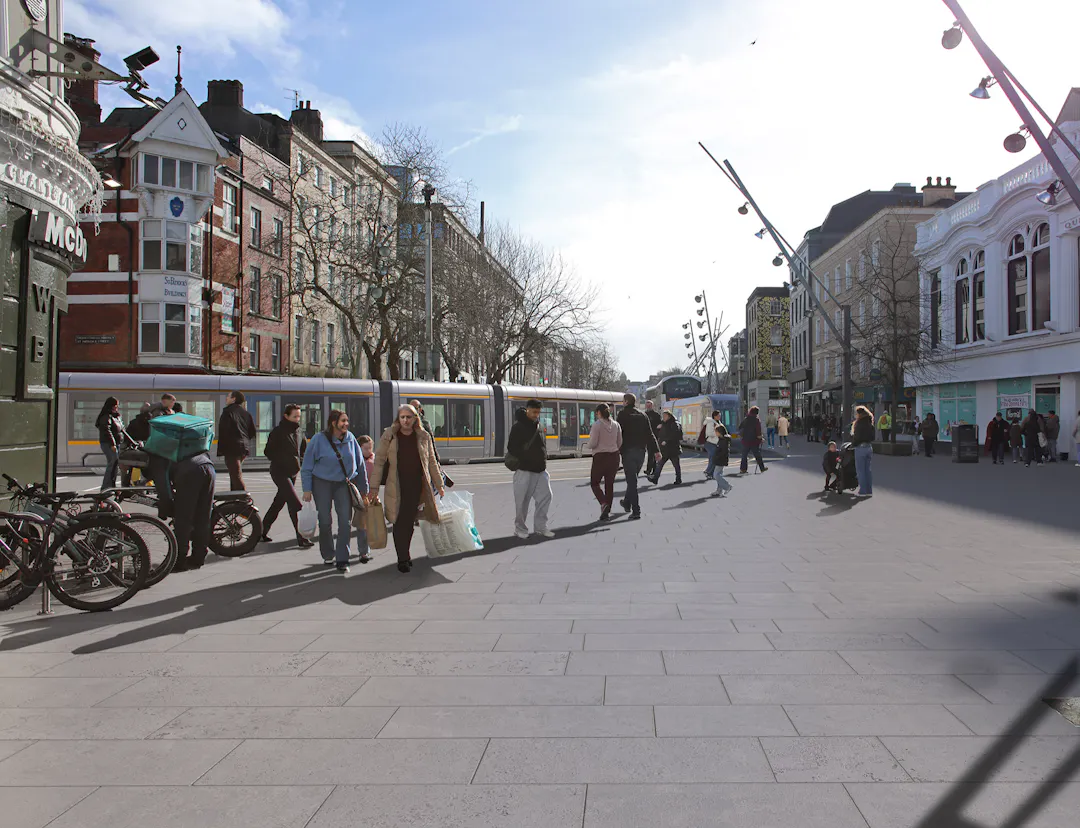 Indicative view of Washington Street